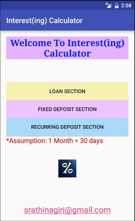 Interest(ing) Calculator Screenshot1