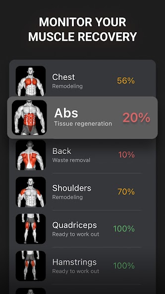 Workout Planner Muscle Booster Mod Screenshot4