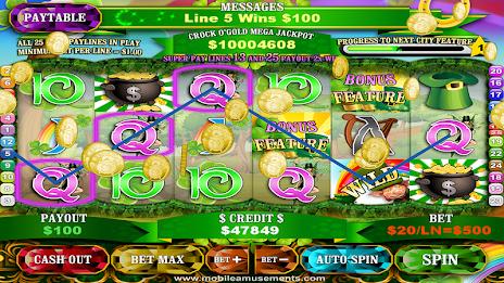 Crock O'Gold Rainbow Leprechaun's Luck Slots FREE Screenshot1