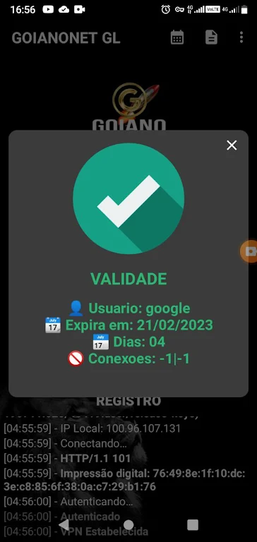 GOIANO NET VPN Screenshot2