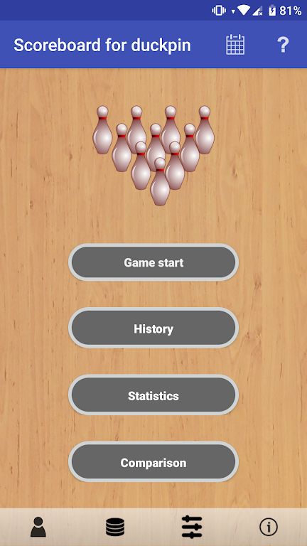 Duckpin / candlepin scoreboard Screenshot1