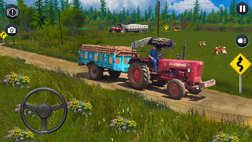 Heavy Cargo Tractor Trolley Mod Screenshot4