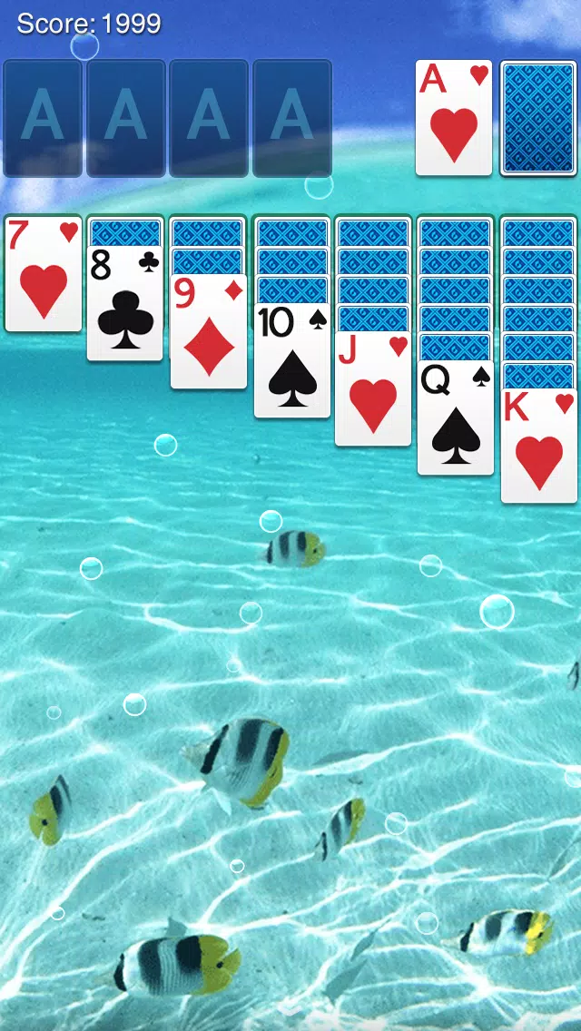 Solitaire: Ocean Blue Screenshot3