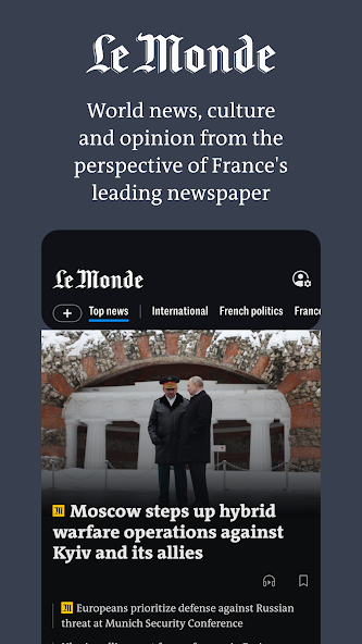 Le Monde, Live News Mod Screenshot1