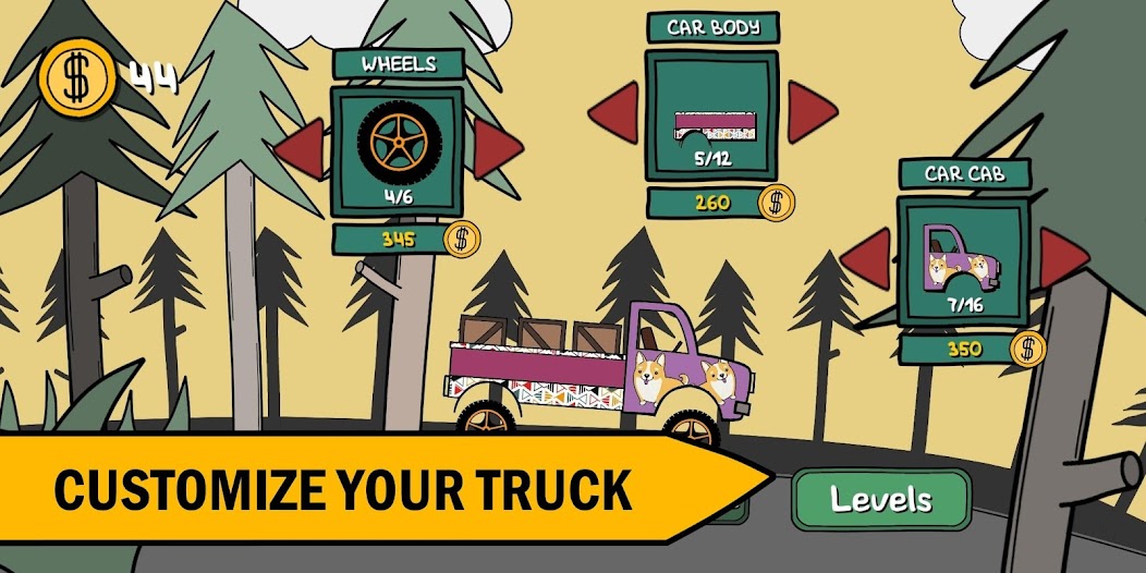 Hill Climb Trucker! Mod Screenshot3