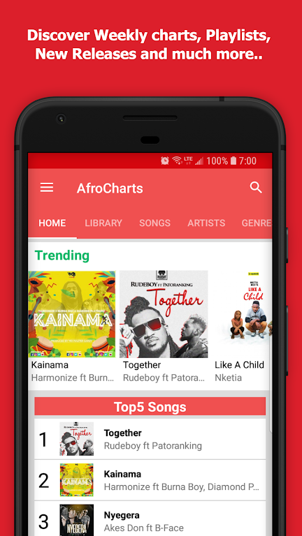 AfroCharts: 100% African Music Screenshot1