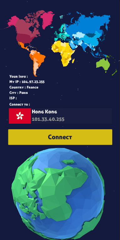 VPN Hongkong - IP for Hongkong Screenshot2