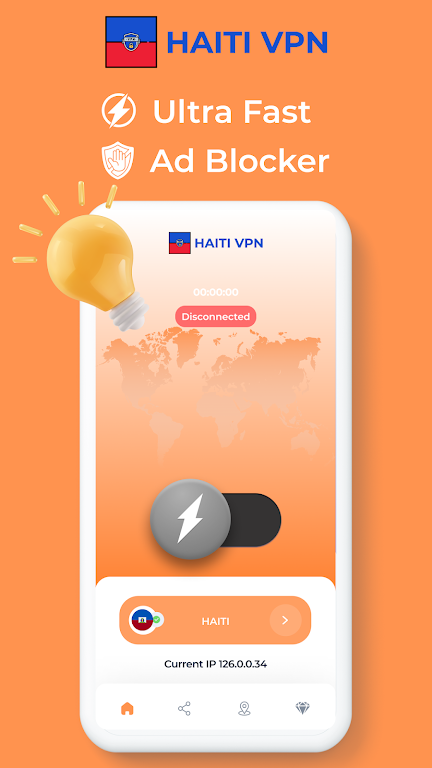 Haiti VPN - Private Proxy Screenshot2