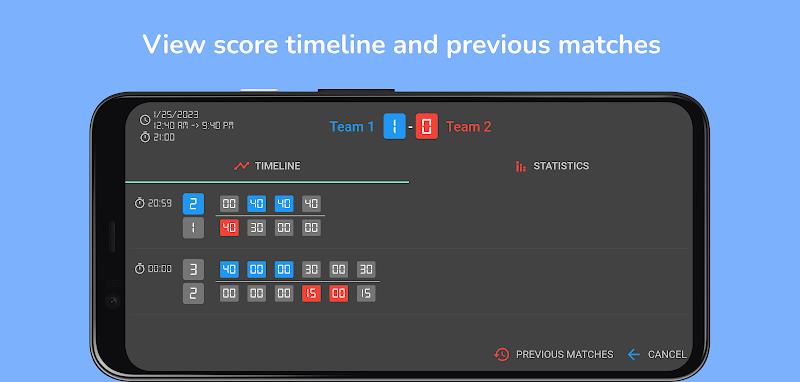 Padel scoreboard Screenshot3