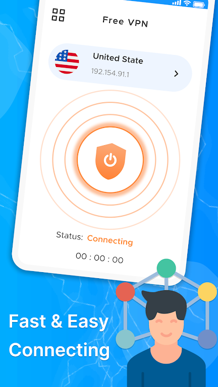 Fast turbo VPN: Master App Screenshot3