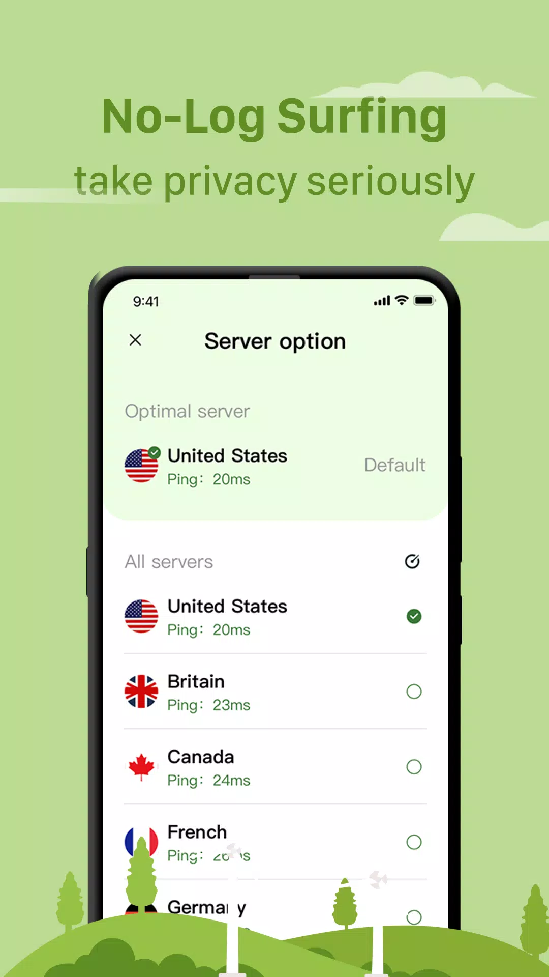 Field VPN of Online Protection Screenshot3