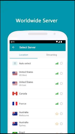 Thunder VPN - A Fast , Unlimited, Free VPN Proxy Screenshot3