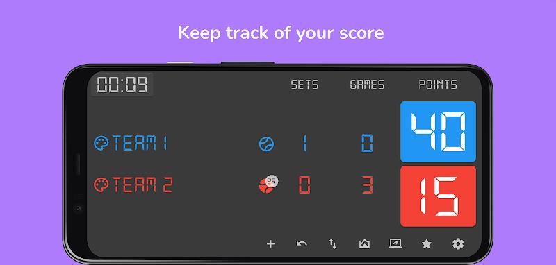 Padel scoreboard Screenshot1