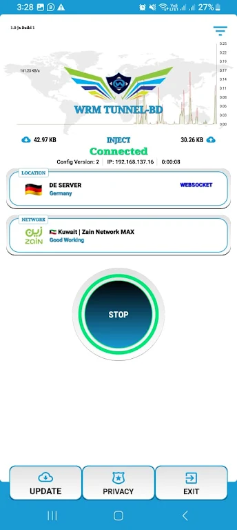 WRM TUNNEL- VPN  Proxy Screenshot4