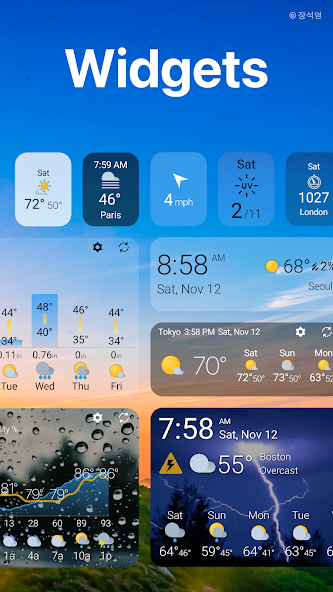 Weather & Widget - Weawow Mod Screenshot3