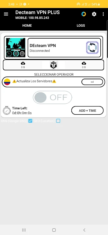 Decteam VPN PLUS Screenshot2
