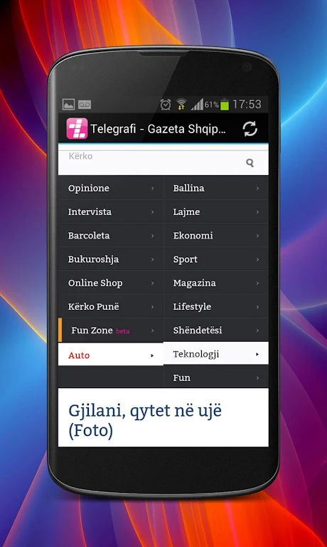 Telegrafi - Gazeta Shqiptare Screenshot4