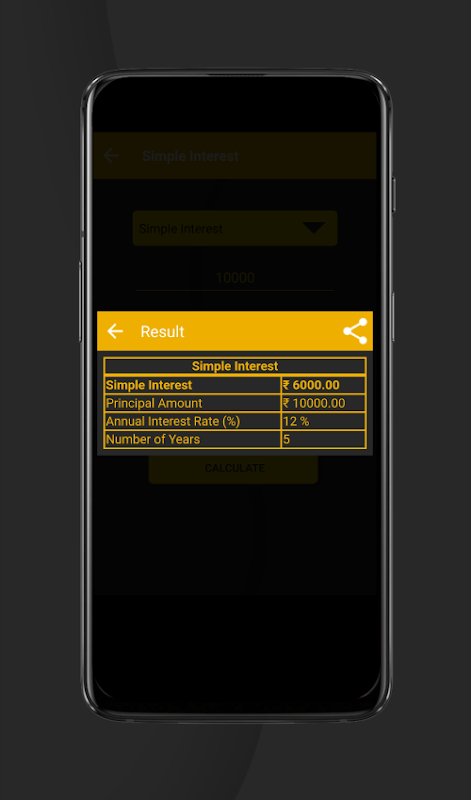 Interest Calculator - GST, EMI, Simple & Compound Screenshot2