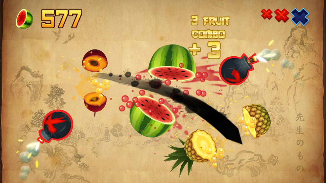 Fruit Ninja Classic Mod Screenshot1