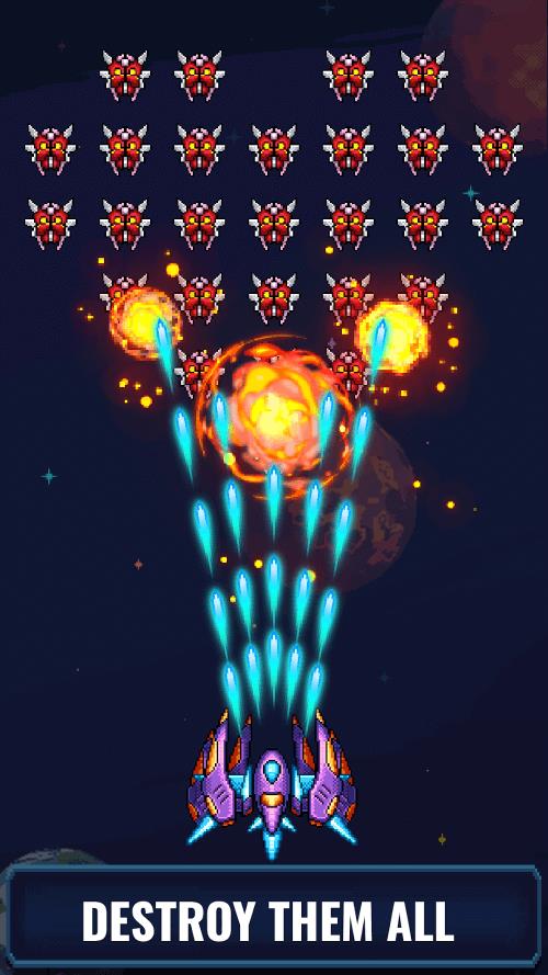 Galaxia Invader: Alien Shooter Mod Screenshot1