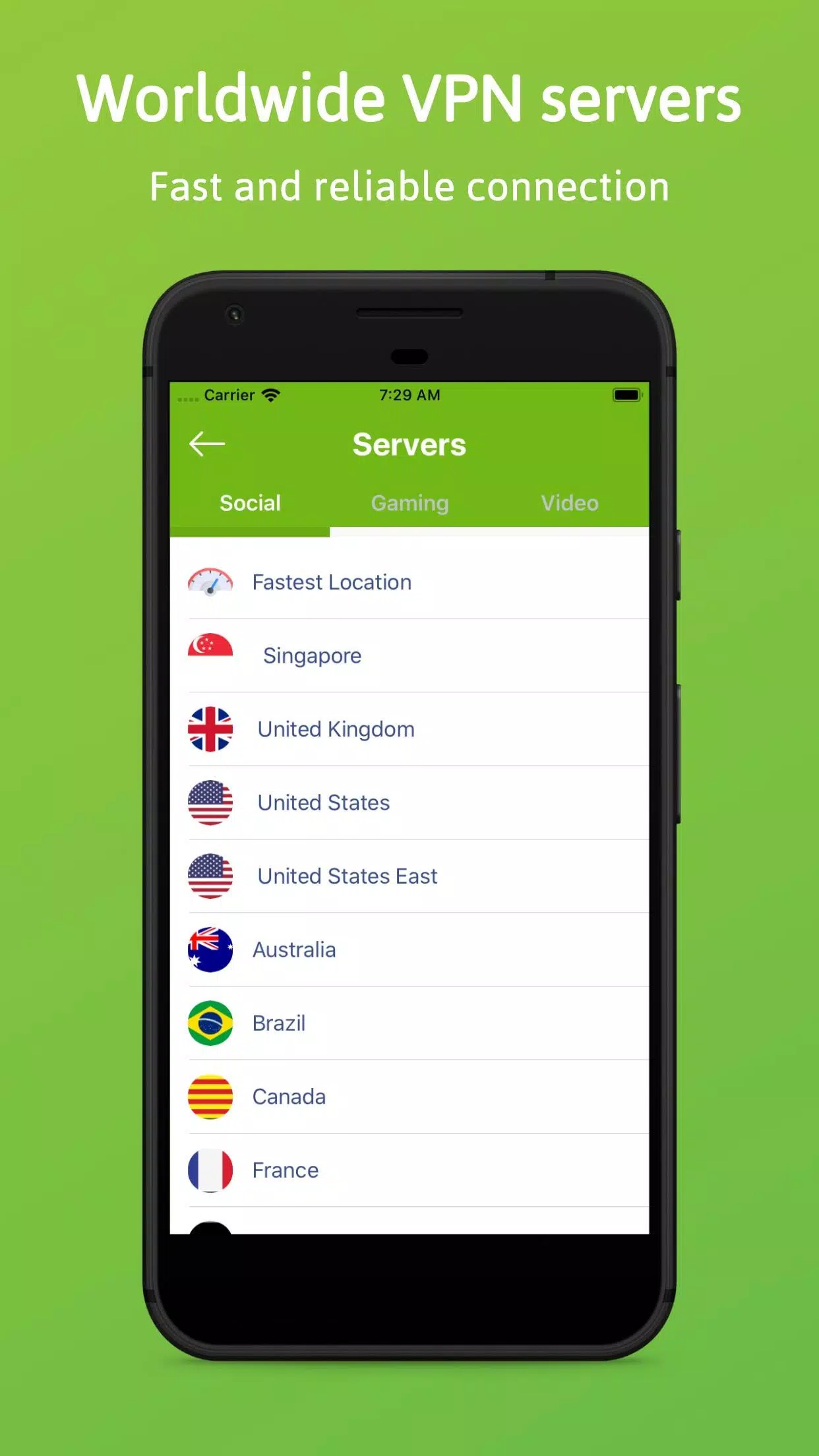 Kiwi VPN: Connection For IP Changer, Best Free VPN Screenshot1