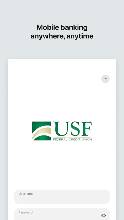 USF FCU Mobile Banking Screenshot1