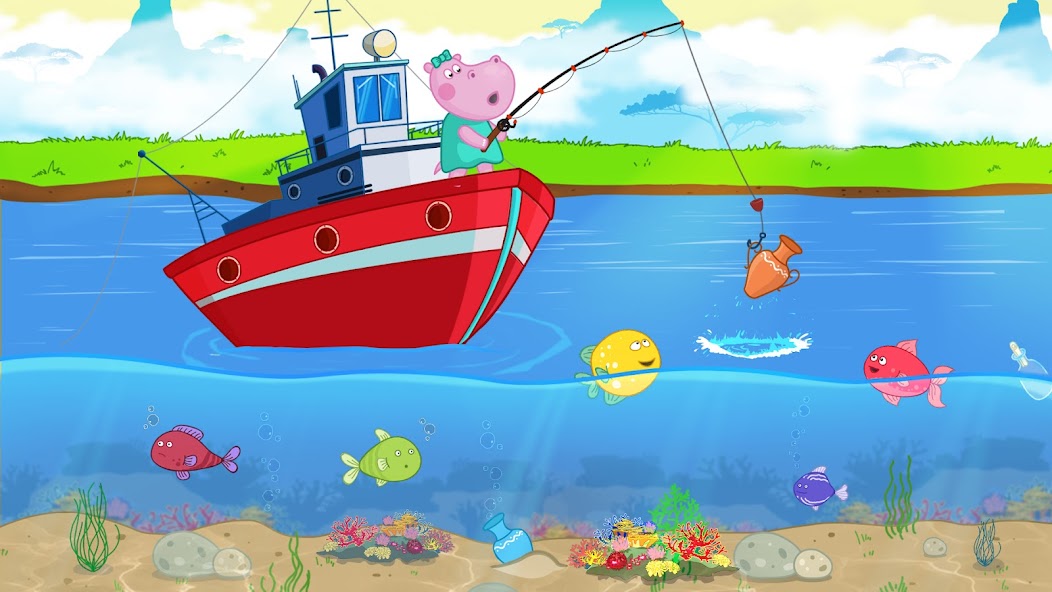 Fishing Hippo: Catch fish Mod Screenshot4