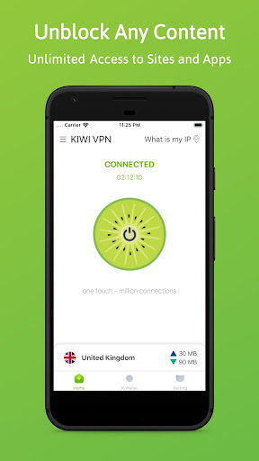 Kiwi VPN: Connection For IP Changer, Best Free VPN Screenshot2