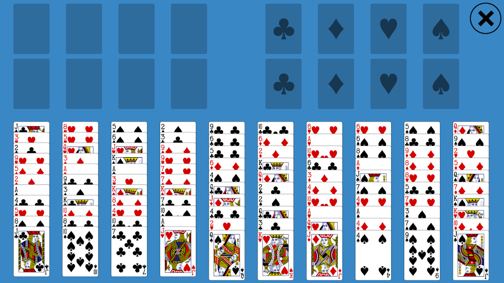 Solitaire FreeCell Two Decks Screenshot1