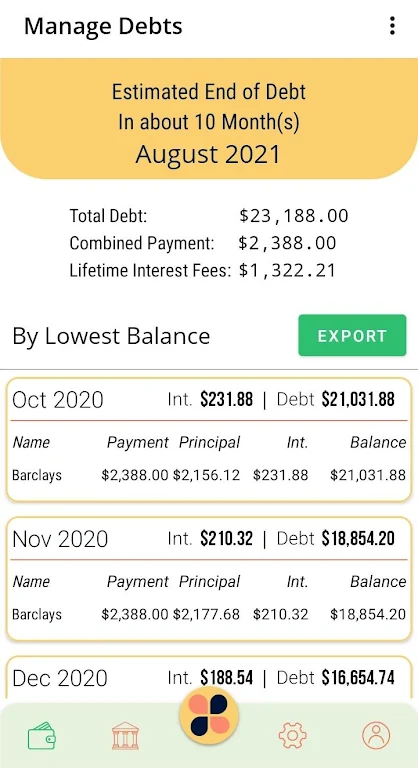 Debt Planner & Calculator Screenshot3