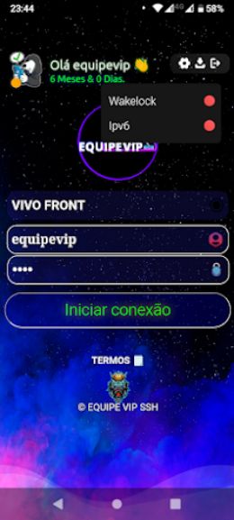 EQUIPE VIP VPN Screenshot2