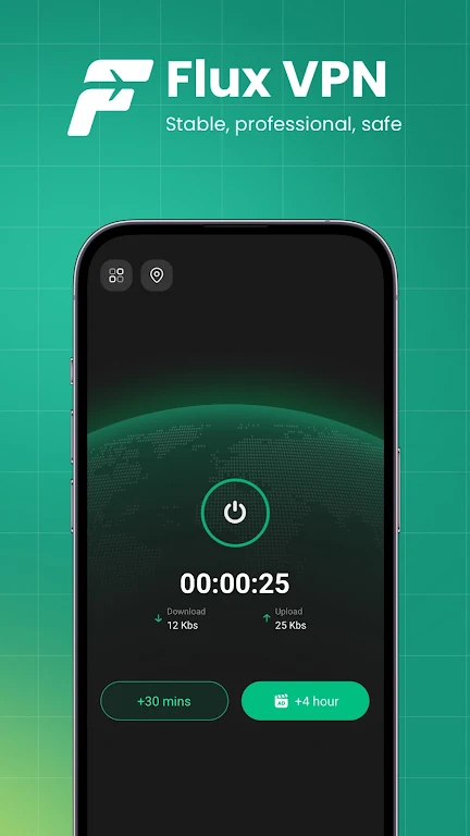 Flux VPN: Privacy Protection Screenshot1