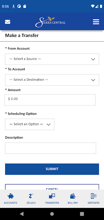 Sierra Central Mobile Banking Screenshot4