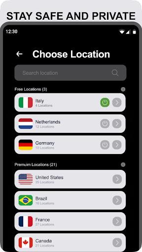 QuickSilver VPN Screenshot2