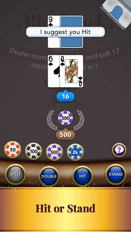 Blackjack Card Game Screenshot3