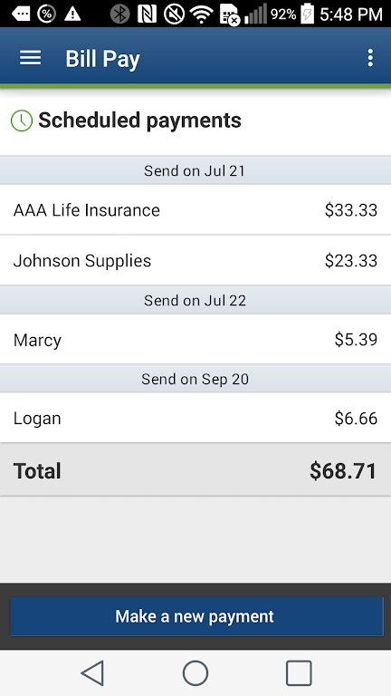 Evansville FCU Mobile Banking Screenshot4