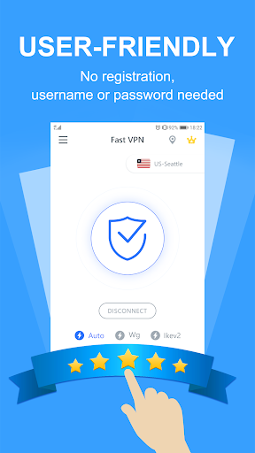 Free VPN Proxy - Secure Tunnel, Super VPN Shield Screenshot1