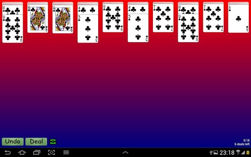 Spider Cards Game Screenshot1