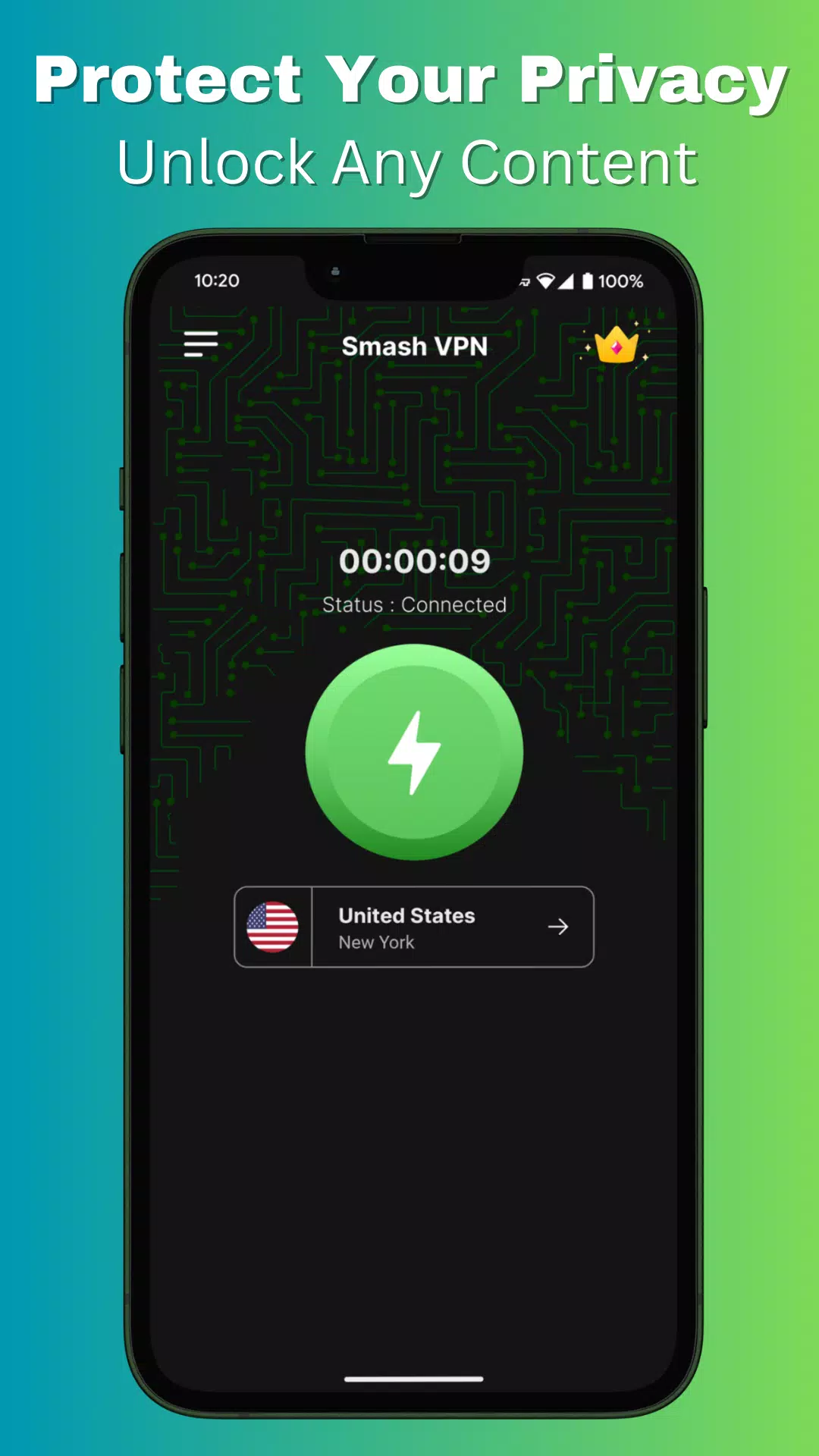 Smash VPN - The Fastest VPN Screenshot2