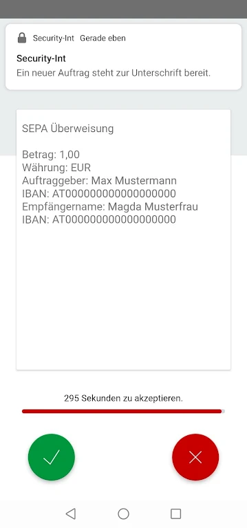 Oberbank Security App Screenshot3