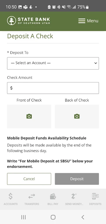 SBSU-State Bank Southern Utah Screenshot3