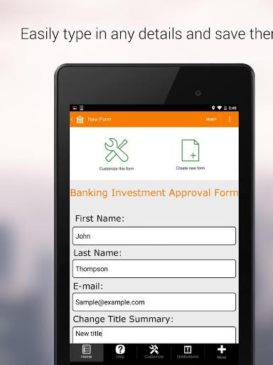 Banking Investment Approval Screenshot1