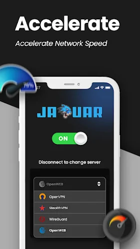 Jaguar VPN - Fast & Secure Screenshot2