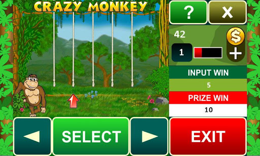 Crazy Monkey slot machine Screenshot2