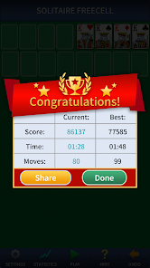 FreeCell Solitaire: Classic Screenshot1