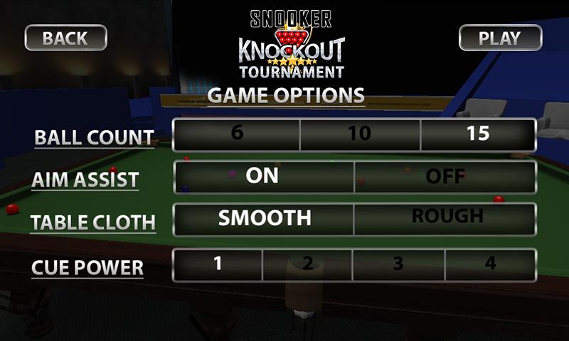 Snooker Knockout Tournament Screenshot1