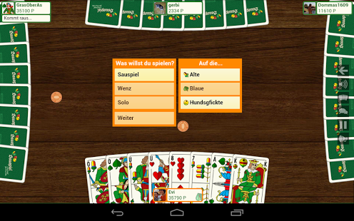 Sauspiel Schafkopf Screenshot1
