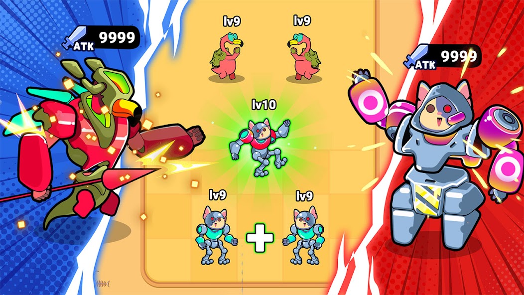 Merge Monster: Fusion War Mod Screenshot1