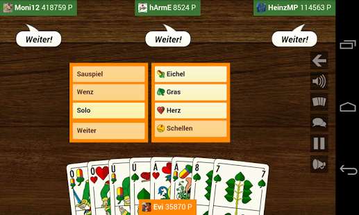 Sauspiel Schafkopf Screenshot3