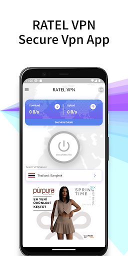 RATEL VPN Hızlı ve Güvenli VPN Screenshot1